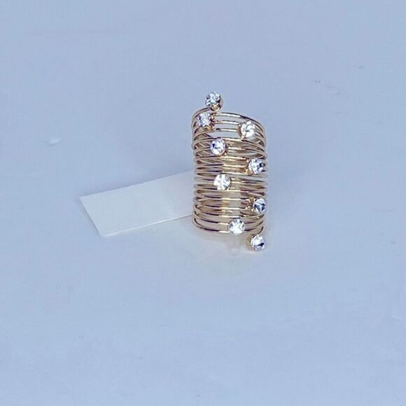 Gold/Clear ring from RESET-CLOSET - Picture 1 of 4